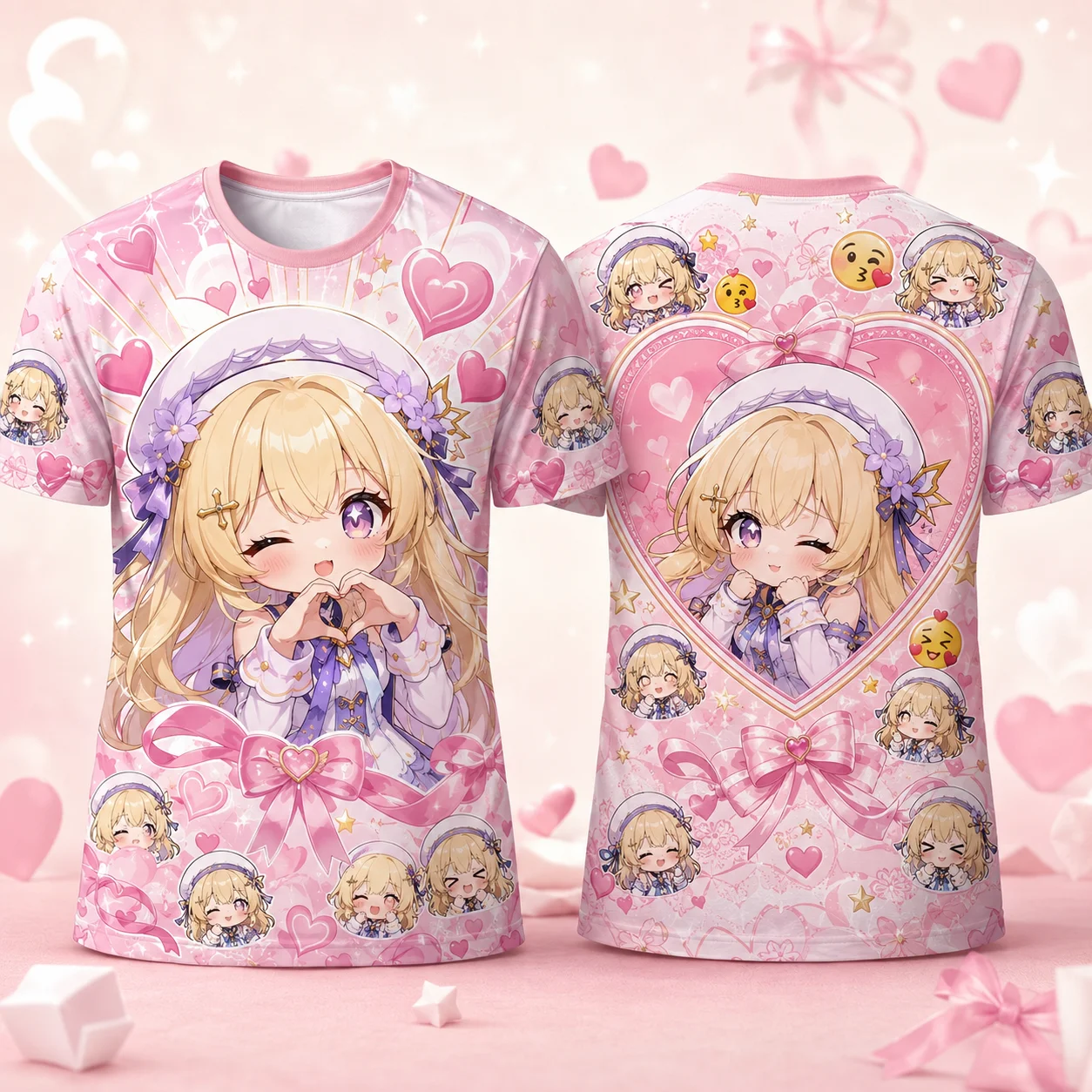 Viral Phoebe Chubi Anime 3D Print T Shirt Funny Cartoon Expression Graphic Tee Short Sleeve Casual Streetwear Summer Unisex Top