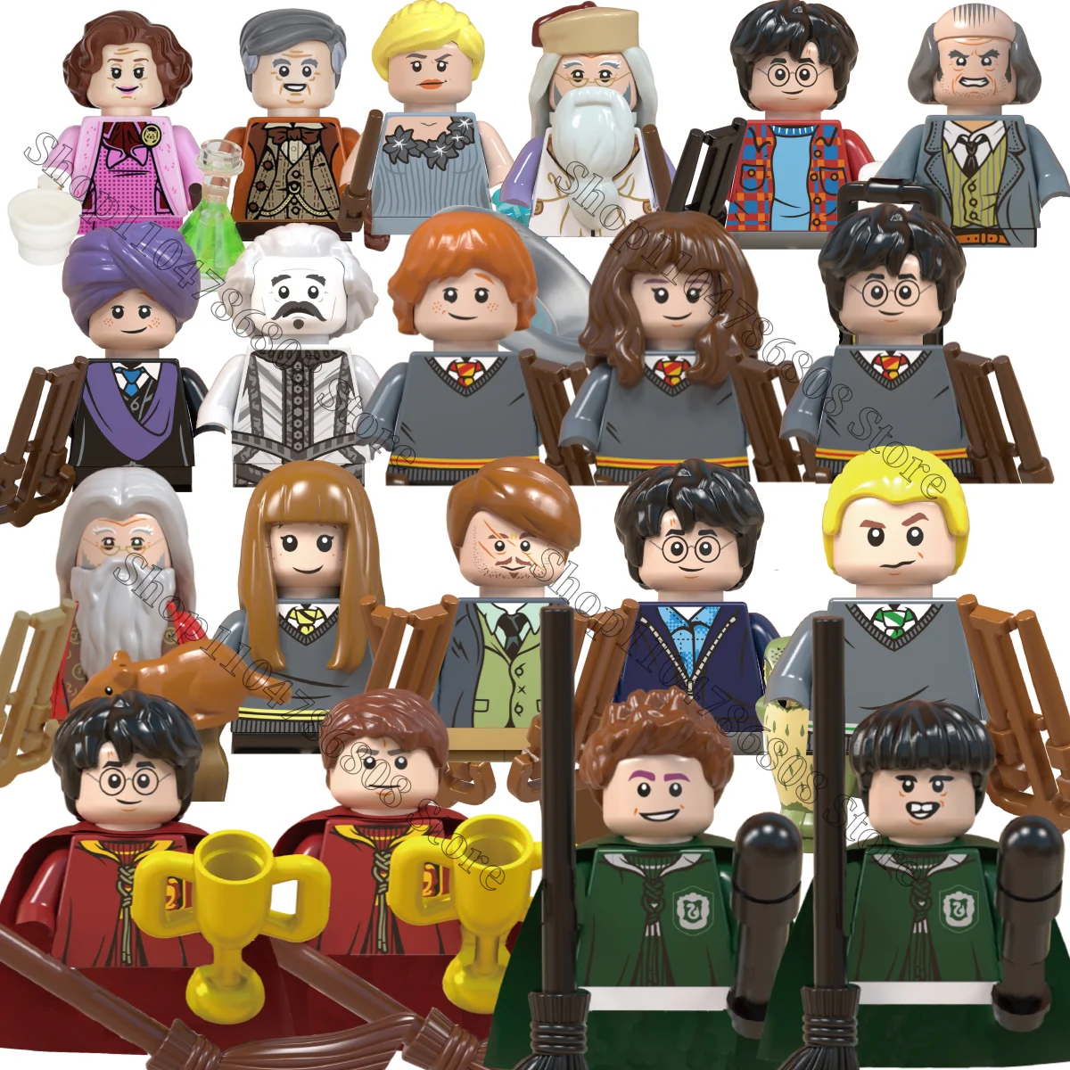 

Harry potter classic characters DIY bricks toy Albus Dumbledore Hermione model MINI puzzle assembly building blocks Gift