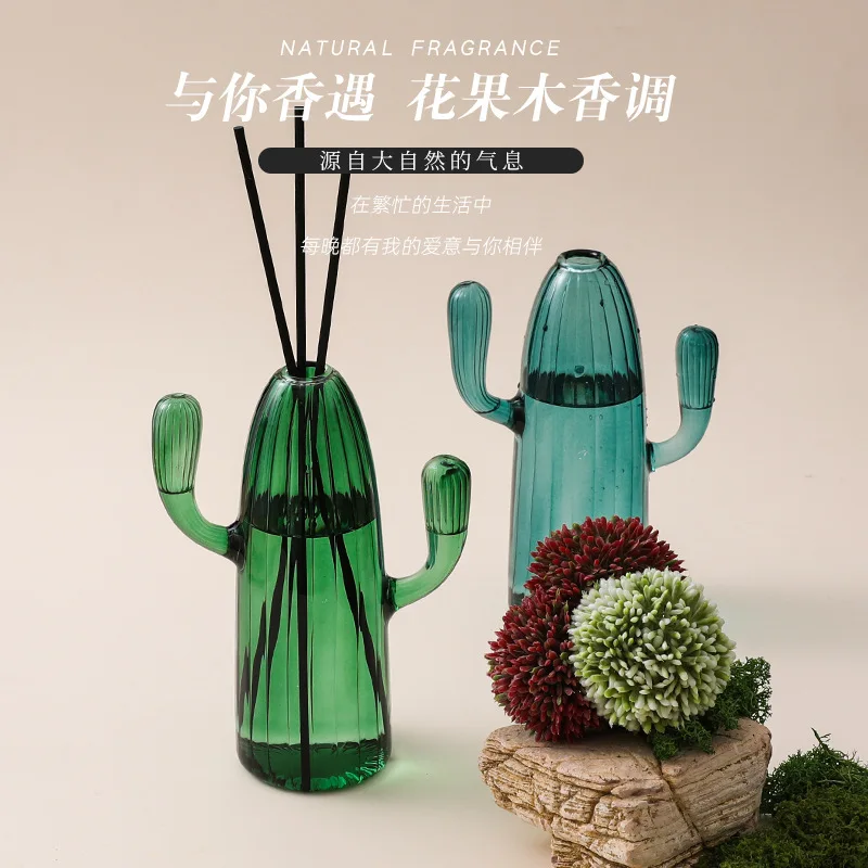 

120 мл набор диффузоров с тростью кактуса, домашний декор, ароматическое масло, ароматерапия для офиса, отеля, домашние ароматические товары