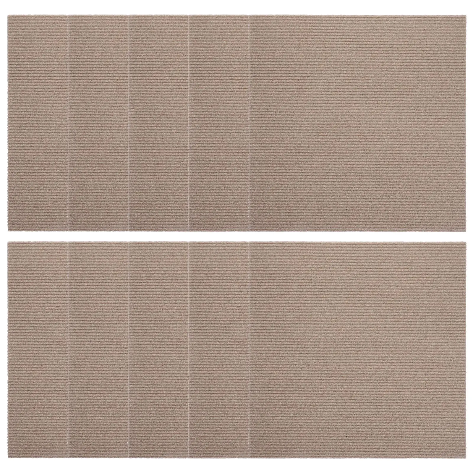 

10 Pcs Panel Non-slip Floor Stickers Area Rugs Carpet Tiles Self Adhesive Countertop Peel and
