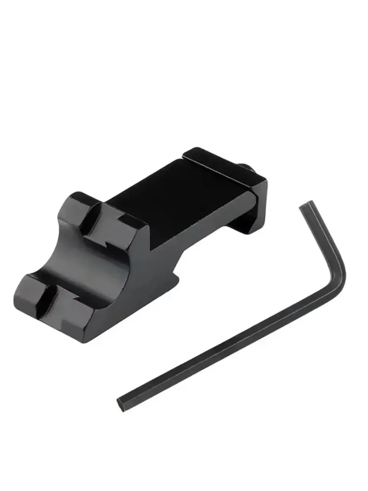 Adaptateur de montage latéral décalé d'angle de 45 degrés RTS 20mm, Rail Picatinny, lampe de poche, portée Laser, support de lumière, accessoires de chasse