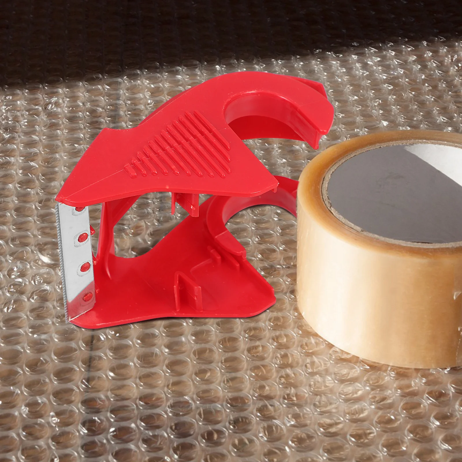 3pcs Heavy Duty Plastic Tape Dispenser For Packaging Sealing Boxes Shipping Moving Industrial Use Compact Handheld Design Low