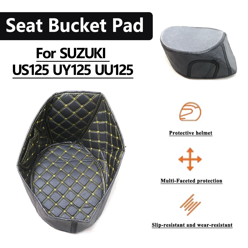 

Для SUZUKI US125 UY125 UU125 US UY UU 125, внутренняя подушка мотоцикла, ведро для сиденья, багажник, коробка, вкладыш, протектор