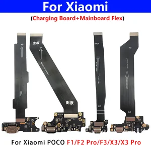 USB -Ladeplattenanschluss, Steckanschluss -Dock mit Mainboard Flex, Xiaomi Poco F2 Pro, F5, F1, F3, X3, X5, X6, Pro 12 Hauptverkaufsplatte Xiaomi Poco F2 Pro - №8