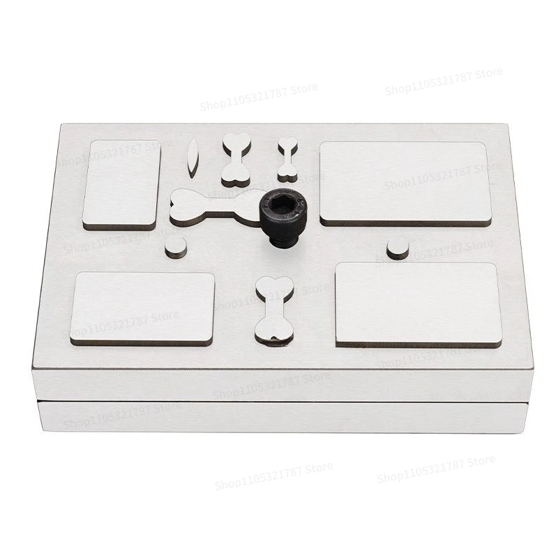 For Bone Buckle Punching Die No Matter Brand Steel Mold Love Cuban Chain Buckle Head Punching Die Bracelet Baotou Iron Mold