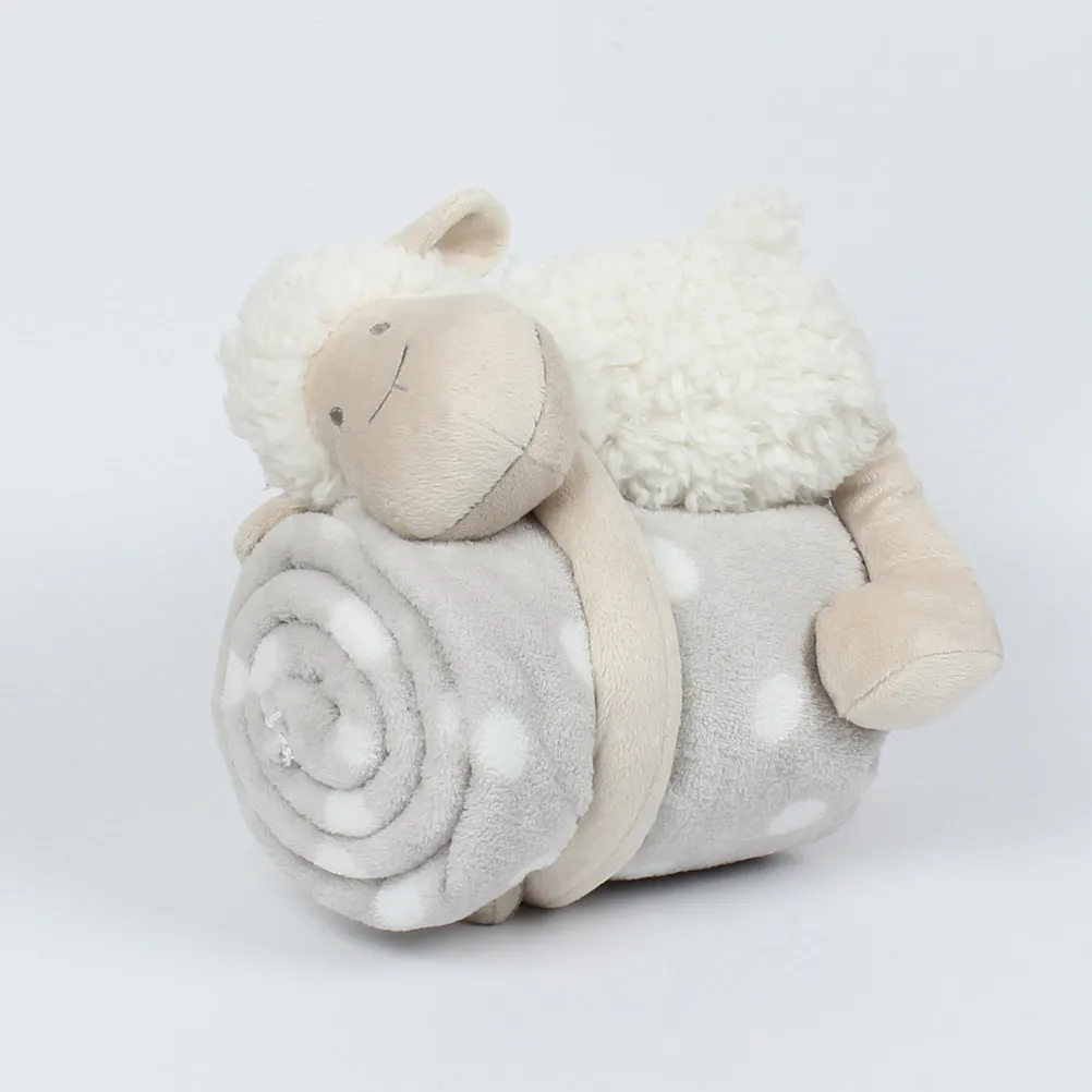 Stuffed Animal Lamb Toy Sheep for Kids Comfort Blanket Toys Small Animals Baby Pillow - view 2