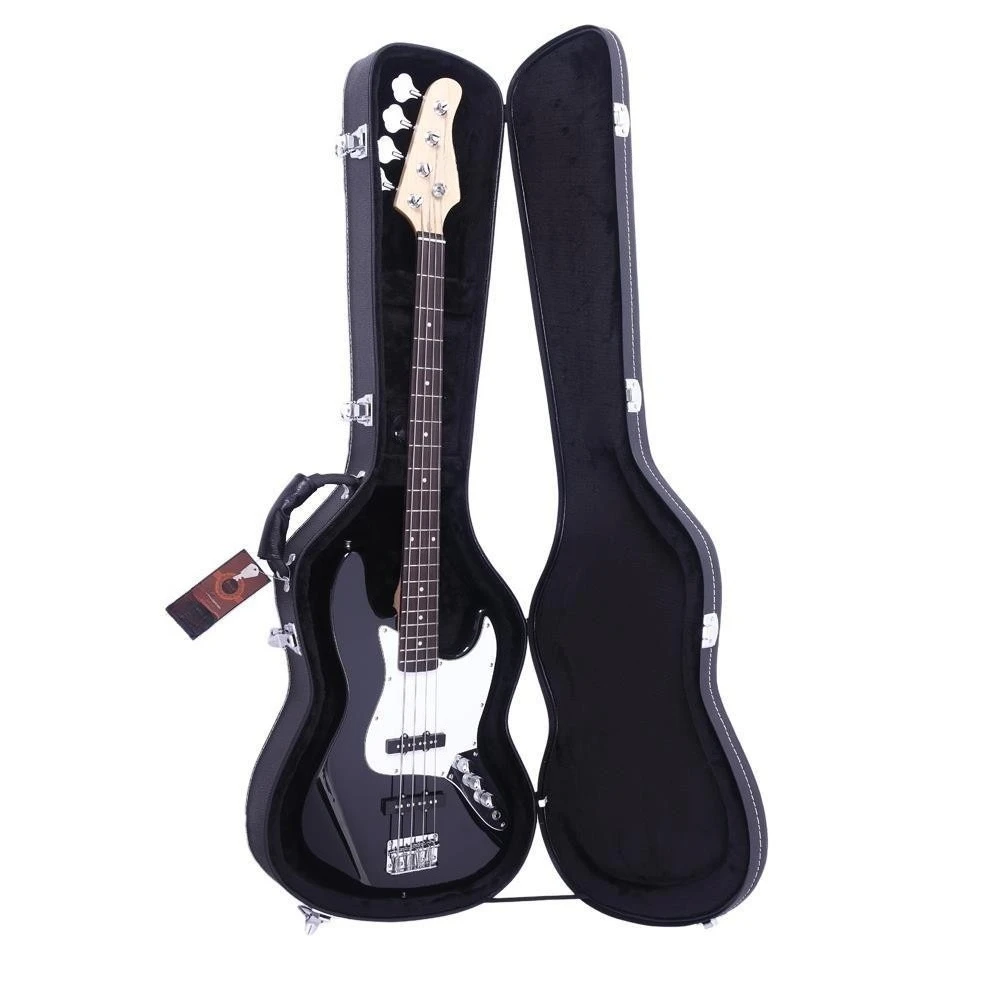 Microgroove Hard Shell Big Electric Bass Hard Case Black With Lock