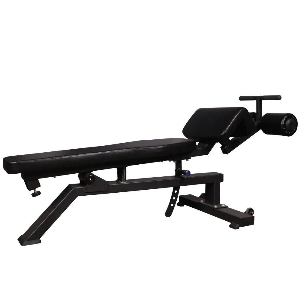 Gym Fitness Equipment Roman Chair / Back Hyperextension And Abdominal Exercise Bench