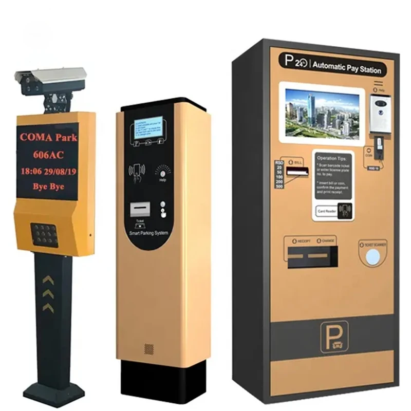 Global Automatic Car Parking System With LPR License Plate Recognition and Software Management Parking Equipment