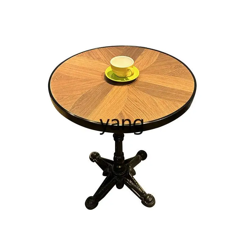 CX  industrial style restaurant table and chair combination cafe outdoor rattan bed and breakfast balcony courtyard
