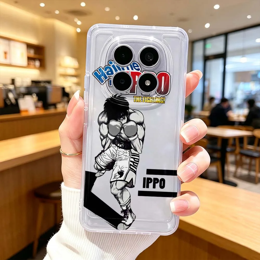 Hajime No Ippo Comics For Xiaomi POCO X7 X6 X5 F7 F6 F5 F4 M8 M6 C85 C71 Pro Protective Transparent Phone Case Cover