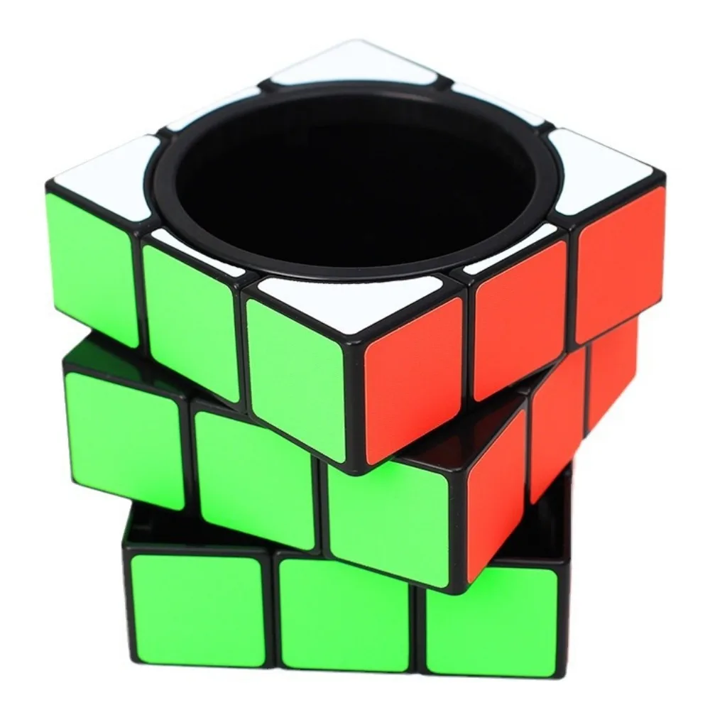 3x3 obsadka do pióra magiczna kostka Case skarbonka 3x3x3 prędkość Cubo Twist Puzzle dekoracja biurowa prezenty zabawki dla dzieci dorośli