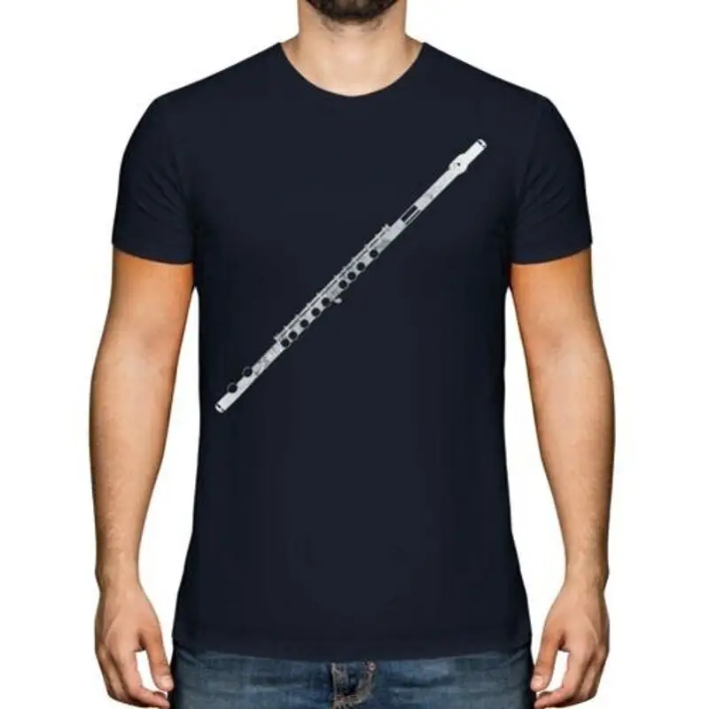 

Flöte Distressed Print Herren Vintage Stil Design Top Flötist Geschenk