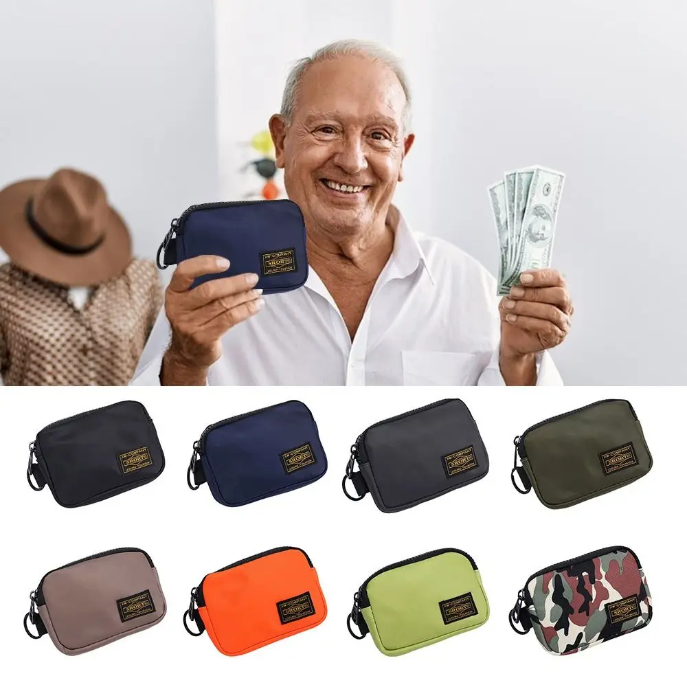 جديد قماش عملة المحفظة سستة حامل البطاقة محفظة قصيرة بلون حقيبة التخزين الطالب #2