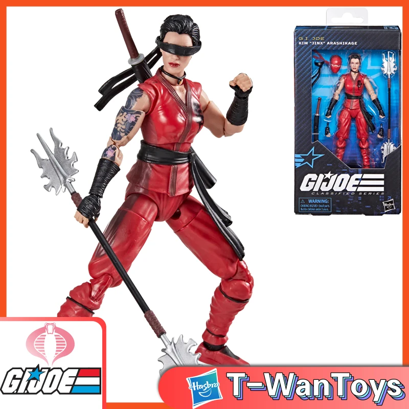 

In Stock Hasbro G.I. Joe Classified Series #124, Kim "jinx" Arashikage 6-Inch(15Cm) Action Figure Original, with 7 Accessories