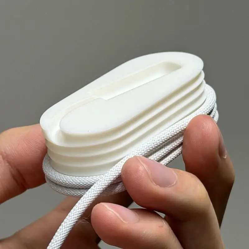 1Pc Portable Cable Winder Organizer Desktop Cable Organizer Fit For 1m Braided Data Cable Home Office Travel Use