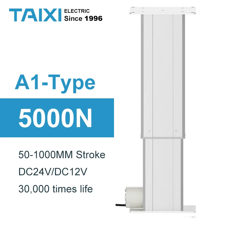 5000N Electric lifting column aluminum elevator 500kg lifter Precision lift platform table telescopic column Linear actuator