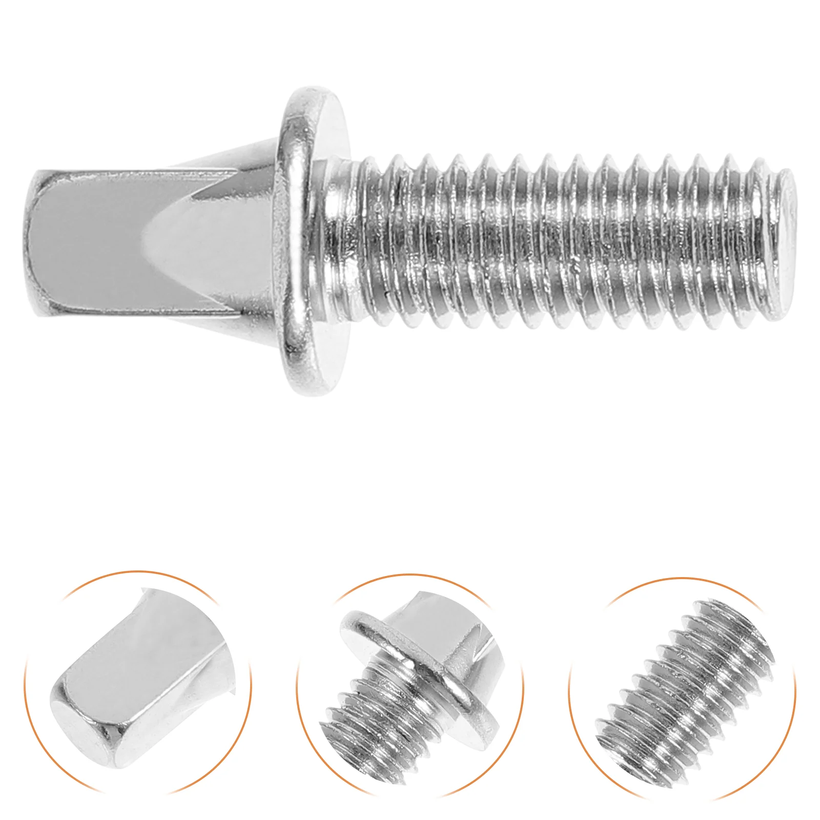 Drum Tension Rods Key Bolt M6x10mm Snare Drum Screw Drum Bolt Supply For Pedal Shaft Drum Replaces Accessories