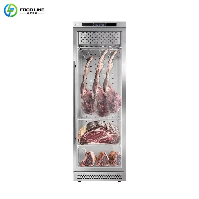 

Customized Dry Aging Cabinet Compact Floor Standing Precise Humidity Commercial Meat Aging Fridge Beef Preservation