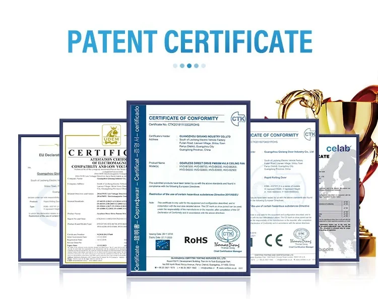 China PVC Fast Rolling Door Rapid Rolling  High Speed Door for Warehouse