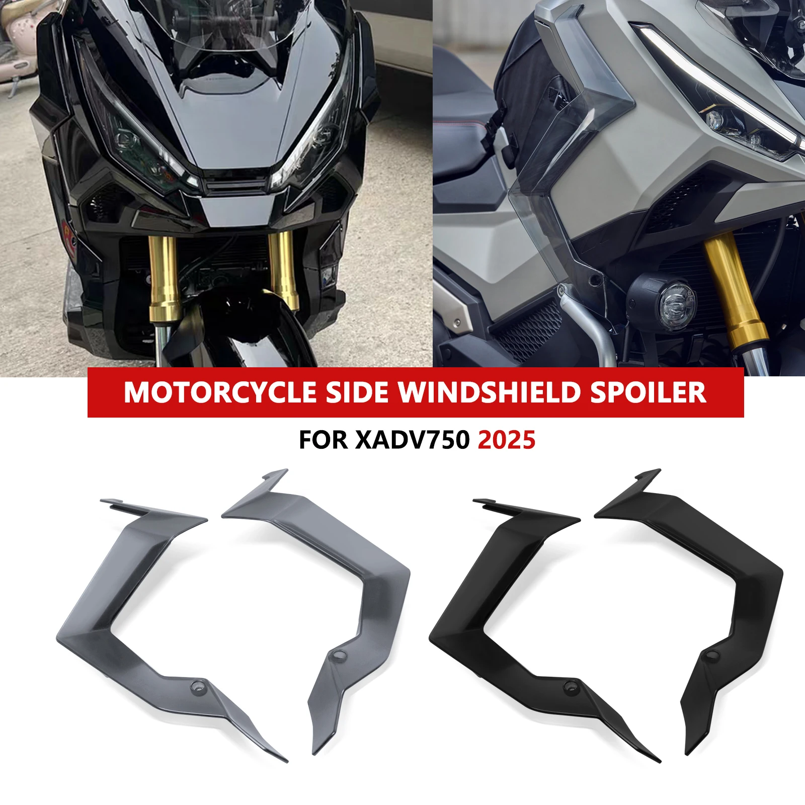 

For X-ADV 750 X ADV XADV 750 2025 Leg Fairing Motorcycle Accessories Air Deflectors Wind Deflector Side Windshield