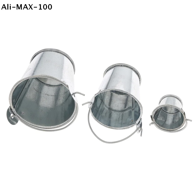 

【Sv】1Pc 1:12 Dollhouse Accessories Iron Bucket Model Toy for Children Dollhouse Decoration Kids Pretend Play Bucket Toy