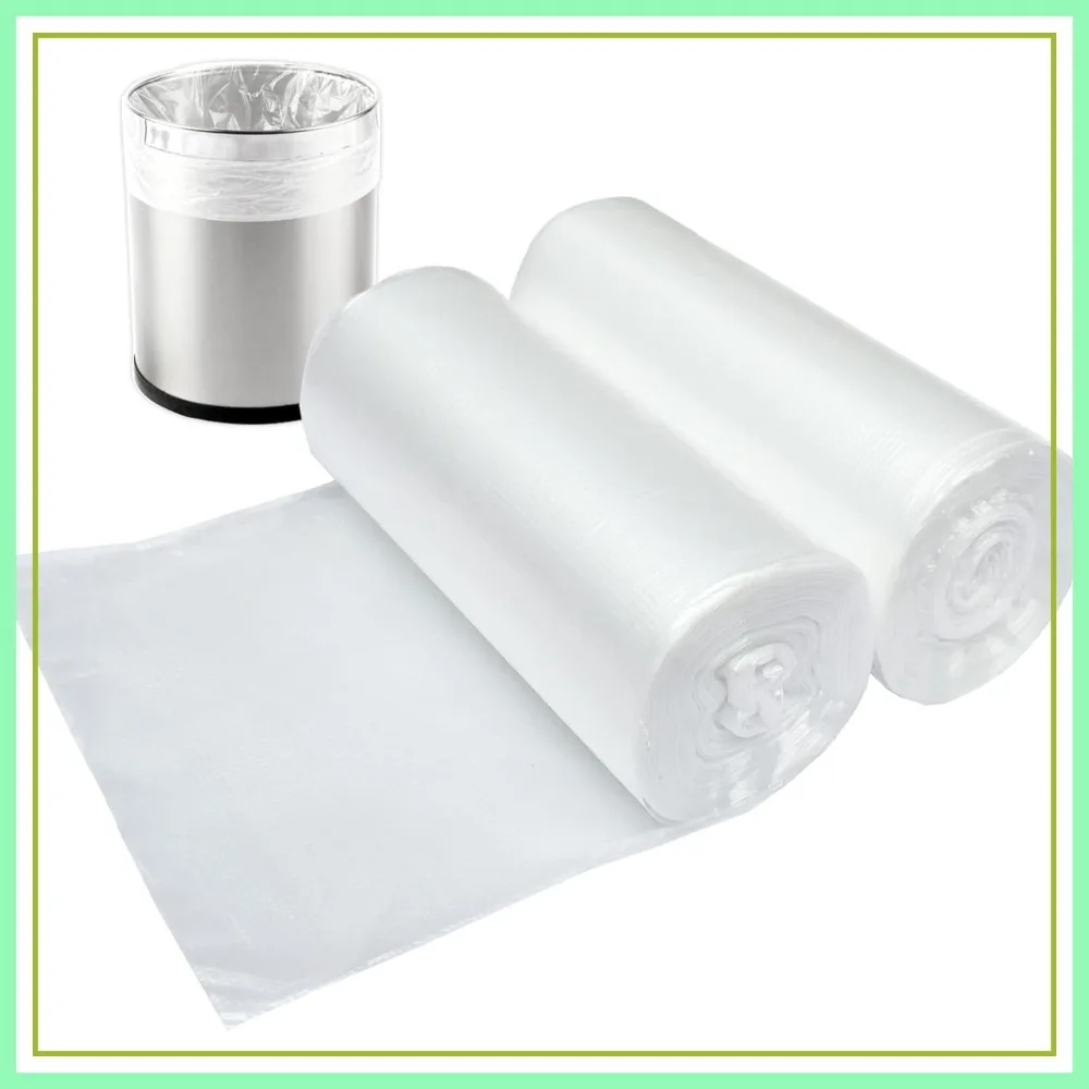 

Clear 3 Gallon Trash Bags for Bathroom, Office, Home - 100 Counts Small Garbage Liners