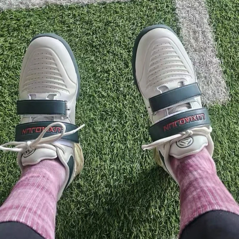 

Classic Brand Squat Hard Pull Shoes Men Women Leather Weight Lifting Shoes Unisex Designer Indoor Gym Shoes Couples Sport Shoe