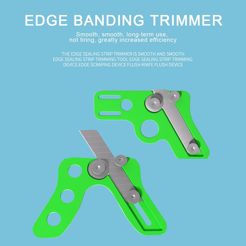 Edge Banding Trimmer Retractable Blade Veneer Edge Cutter Tool Veneer Edge Trimmer with Woodworking Cutter Manual Trimming Tool