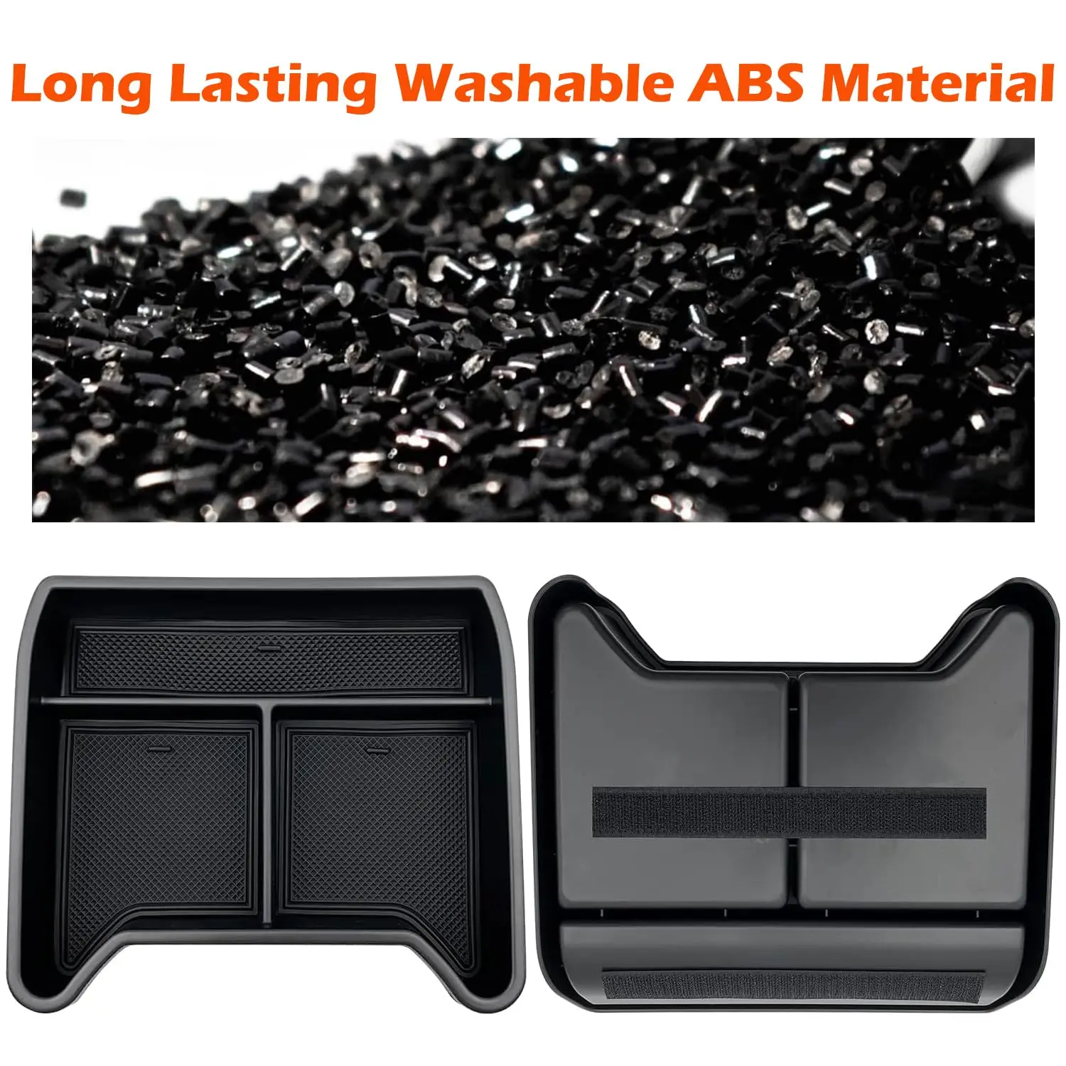 صندوق تخزين مسند الذراع لوحدة التحكم المركزية للسيارة صينية الزخارف لسيارة Volkswagen VW ID.4 ID4 ID 4 CROZZ منظم داخلي #3