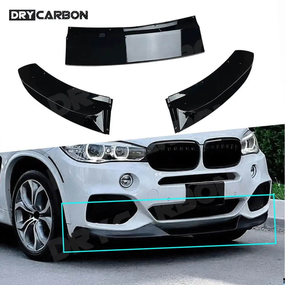 

Front Bumper Chin Lip Spoiler Car Styling Bodykits for BMW X5 F15 2014 2015 2016 2017 2018 ABS Bumper Guard Accessories