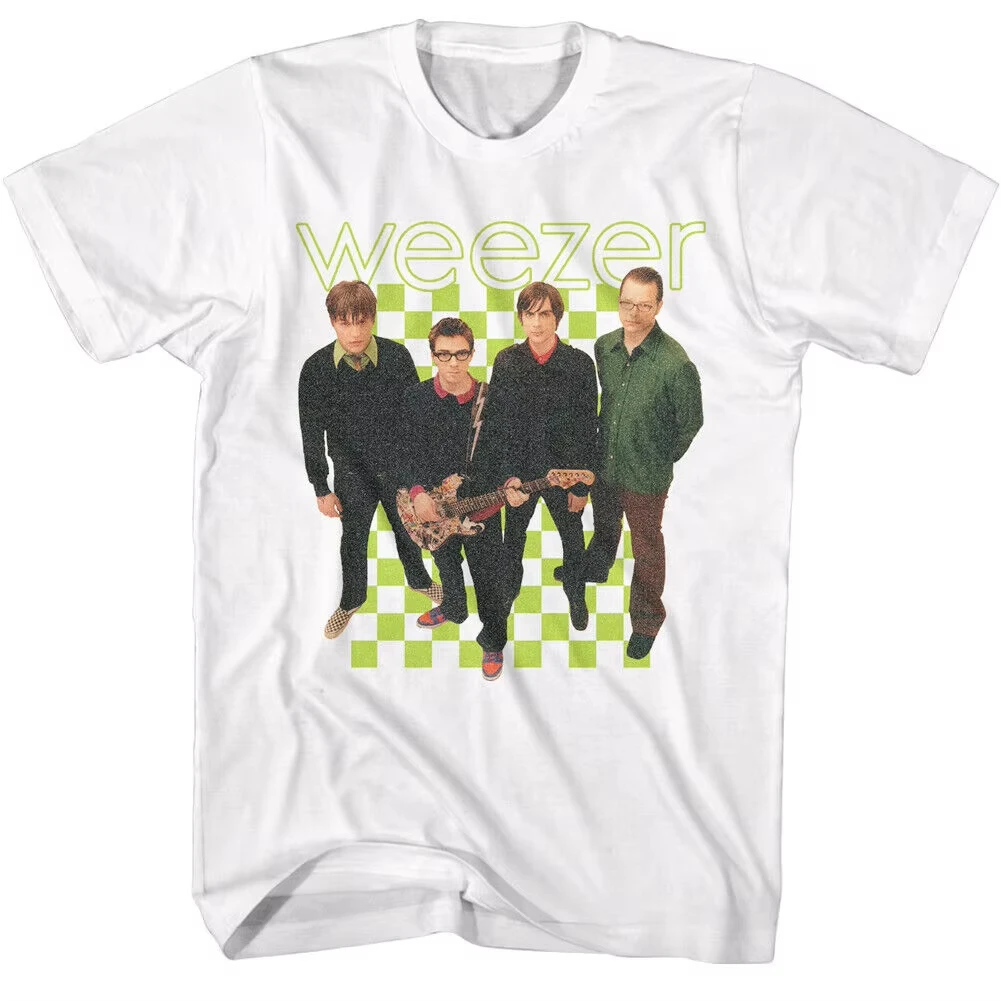 Weezer Band Cotton T Shirt Vintage Men Women Hip Hop Tee Fashion Short Sleeve Tshirt Oversized T-shirts Streetwear Tops Clothing