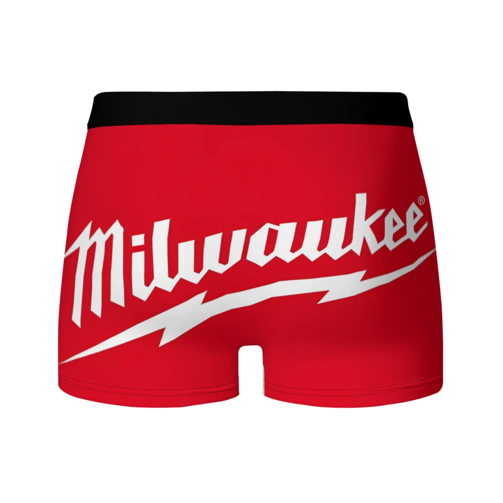 Milwaukee Milk Silk-bóxer para hombre, ropa interior, calzoncillos, pantalones cortos