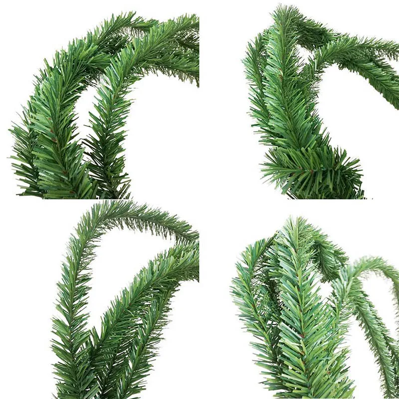 5.5Meter DIY Garland Christmas Decor Fireplace Xmas Tree Pine Leaves Wreaths Rattan Christmas Decor Xmas Tree 5.5 Meter Garland