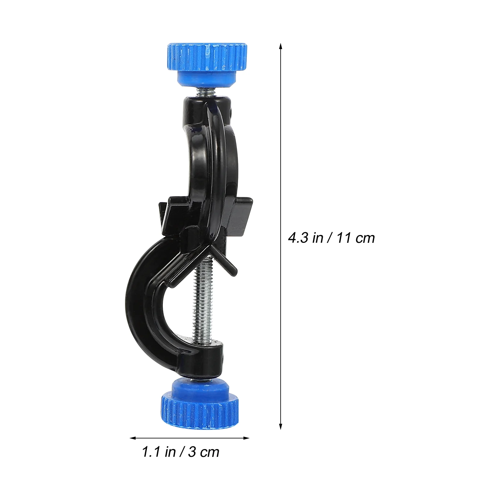 Accesorios de soporte para cabeza de jefe, soporte de abrazadera ajustable, Base de equipo de laboratorio de aluminio, 4 Uds.