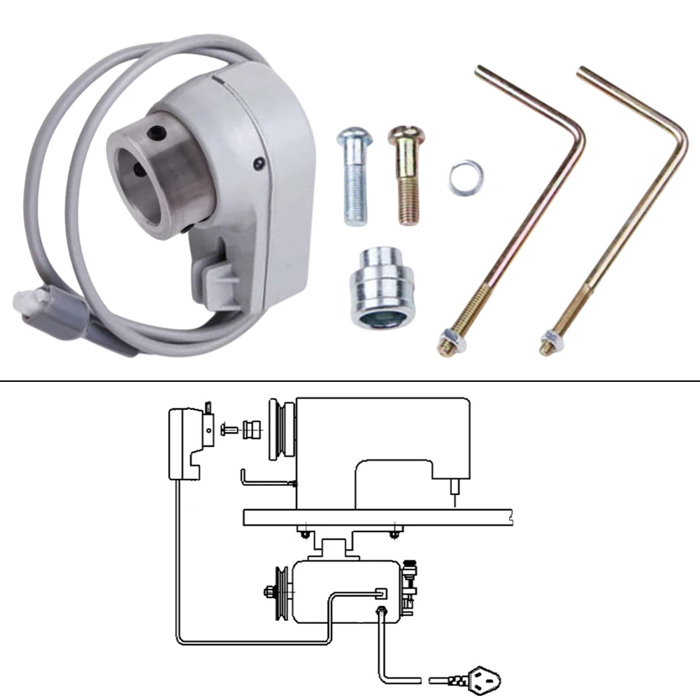 1set Industrial Sewing Machine Brushless Synchronous Motor External Needle Fixer Needle Stop Up Down Positioner Needle Holder