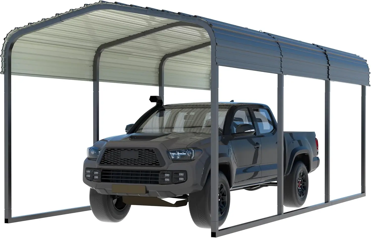 10'x15' Carport, Heavy Duty Car Port with Thicken Steel Roof, Upgraded Extra Large Carport Garage Car Shelter & Shade