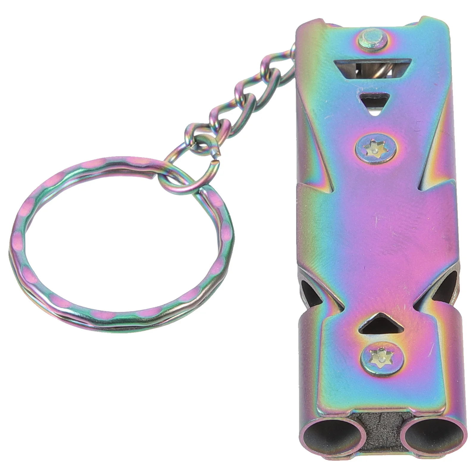 

Stainless Steel Training Whistle Durable Metal Pet Accessory for Dogs Birds Cats Portable Keyring Loud Sound Outdoor Use