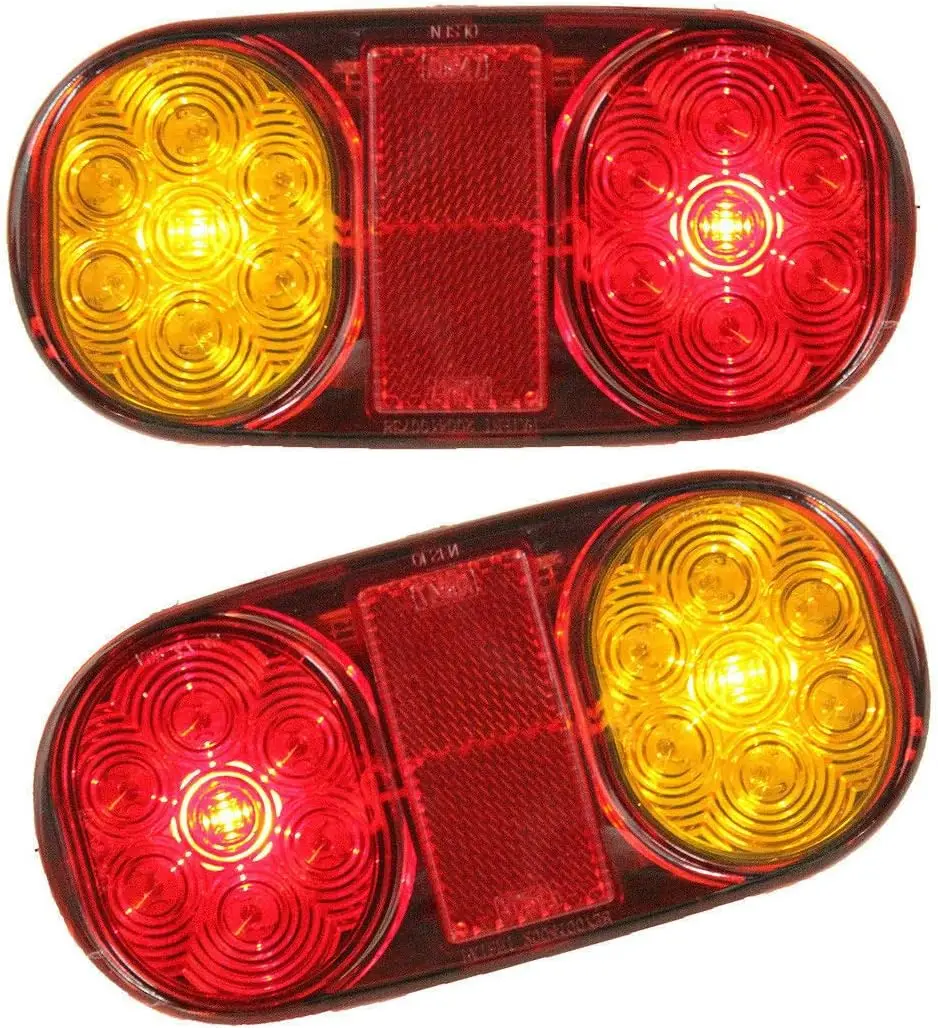 

Led Truck Trailer RV Tail Lights Bar 12-30V Turn Signal Reverse Brake Stop Running Lamp Pack of 2