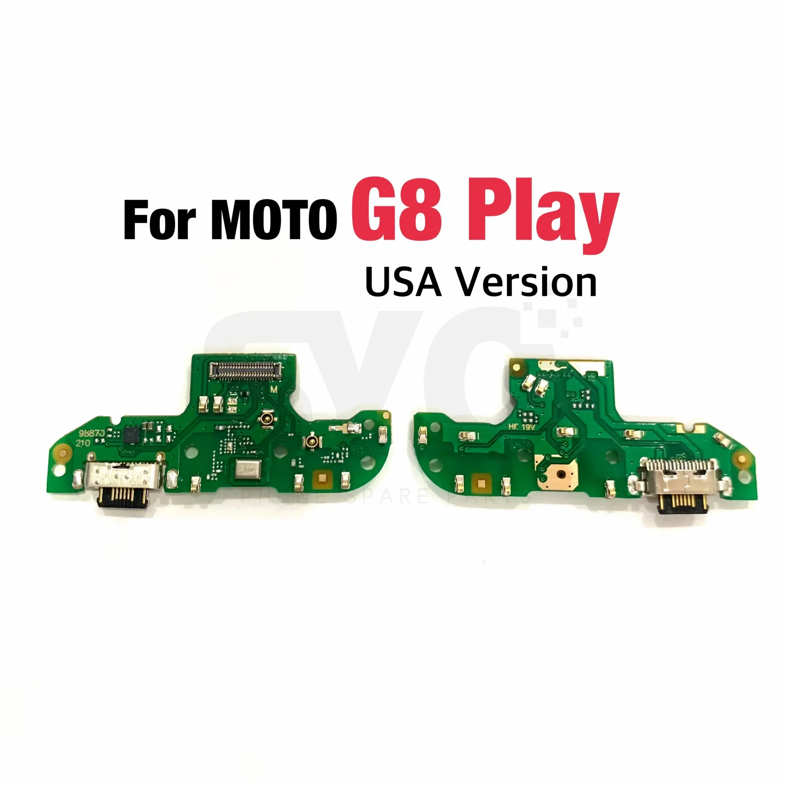 Cargador USB de buena calidad, conector de puerto de carga, Cable flexible de micrófono para Motorola Moto G7 G8 G9 Play Plus Power Lite, 1 ud.