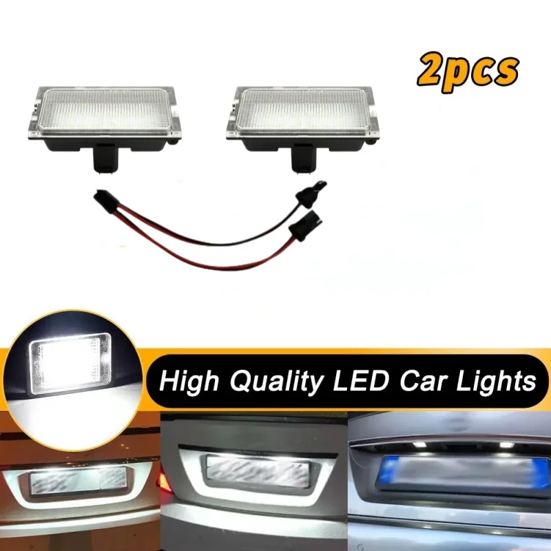 2 pièces, éclairage de plaque d'immatriculation LED blanc sans erreur pour Land Rover Discovery Série 3/LR3(L319) Range Rover Sport, accessoires