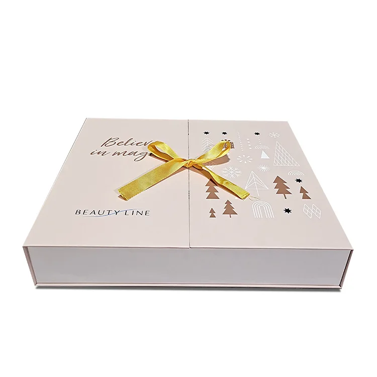 customized. Lamination Gift Black Custom Advent Calendar Box