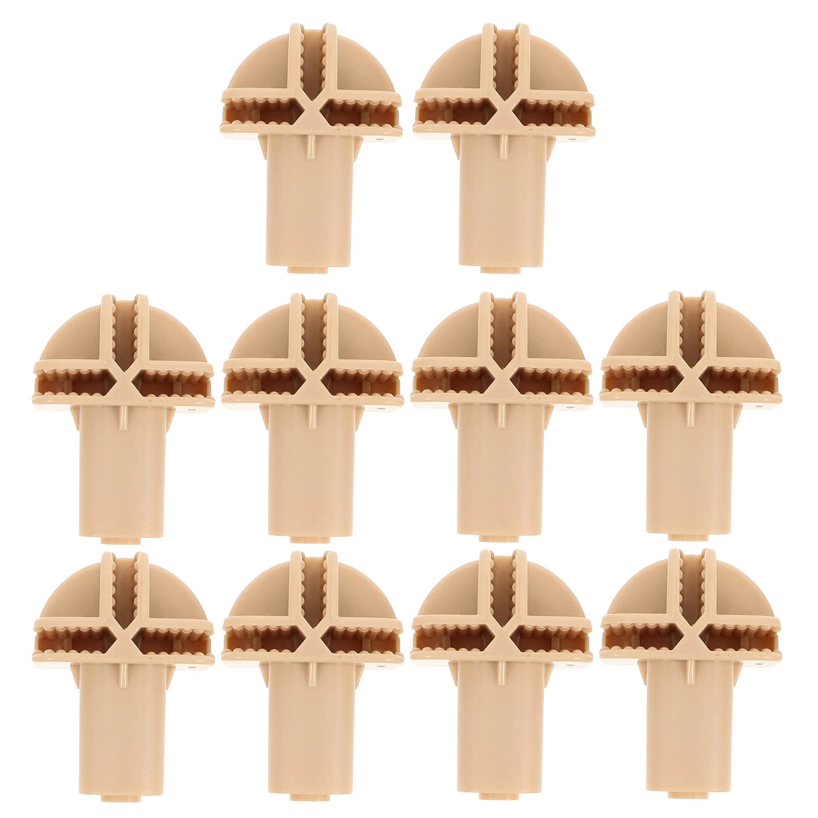 

10 Pcs Heavy Duty Wardrobe Leg Buckle Plastic Electric Black Connectors for Pet Fences Furniture Shoe Closet for Pet