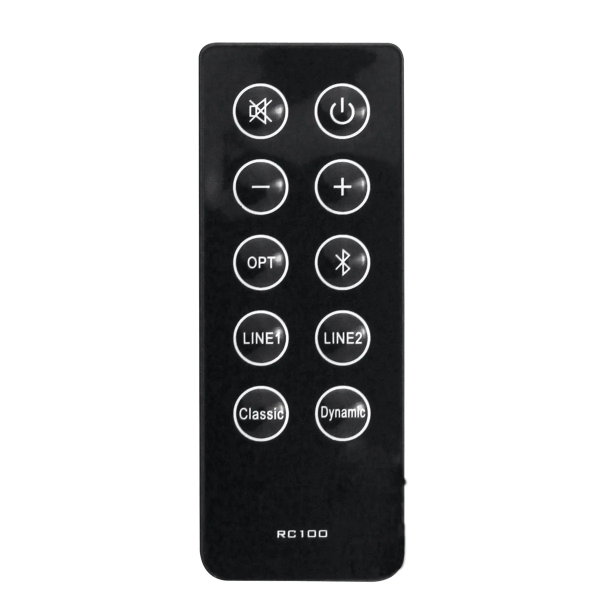 Replace RC10D RC100 Remote Control for R2000DB Soundbar Powered Bluetooth Bookshelf Speakers