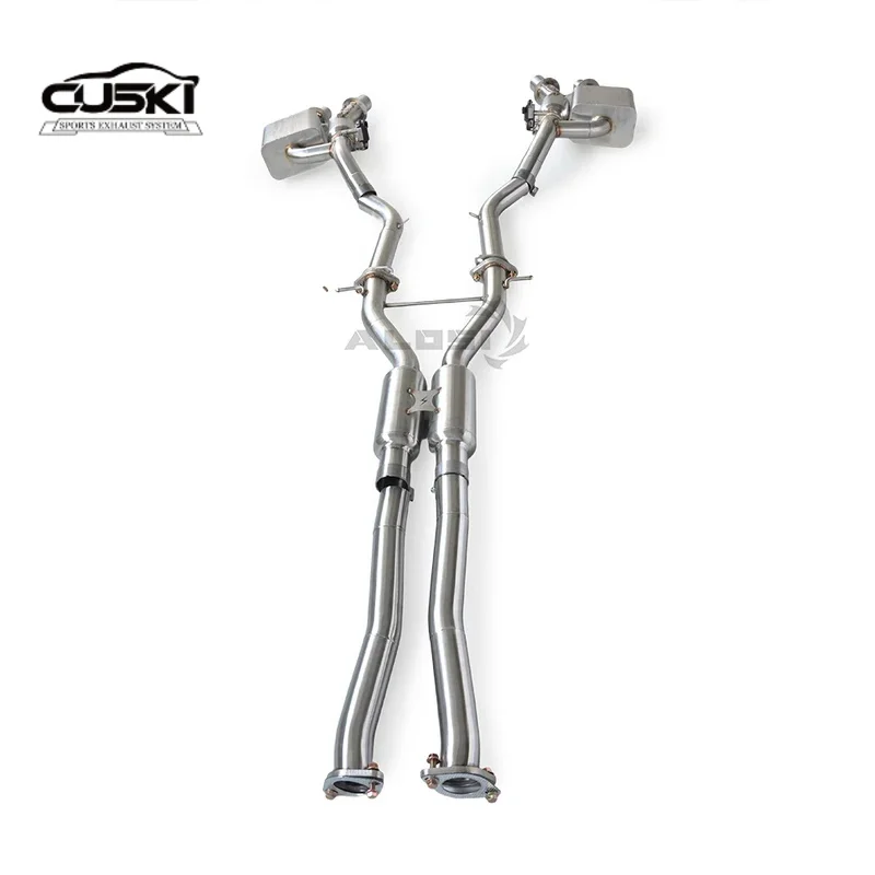 

High performance exhaust components suitable for Hyundai Genesis 3.3T 2018-2023 stainless steel valve cat back exhaust system