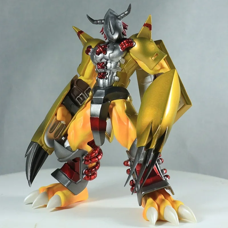 20cm Digimon Adventure Anime Figure War Greymon Figures Black Greymon Action Figure Pvc Models Collection Decoration Boy Gifts