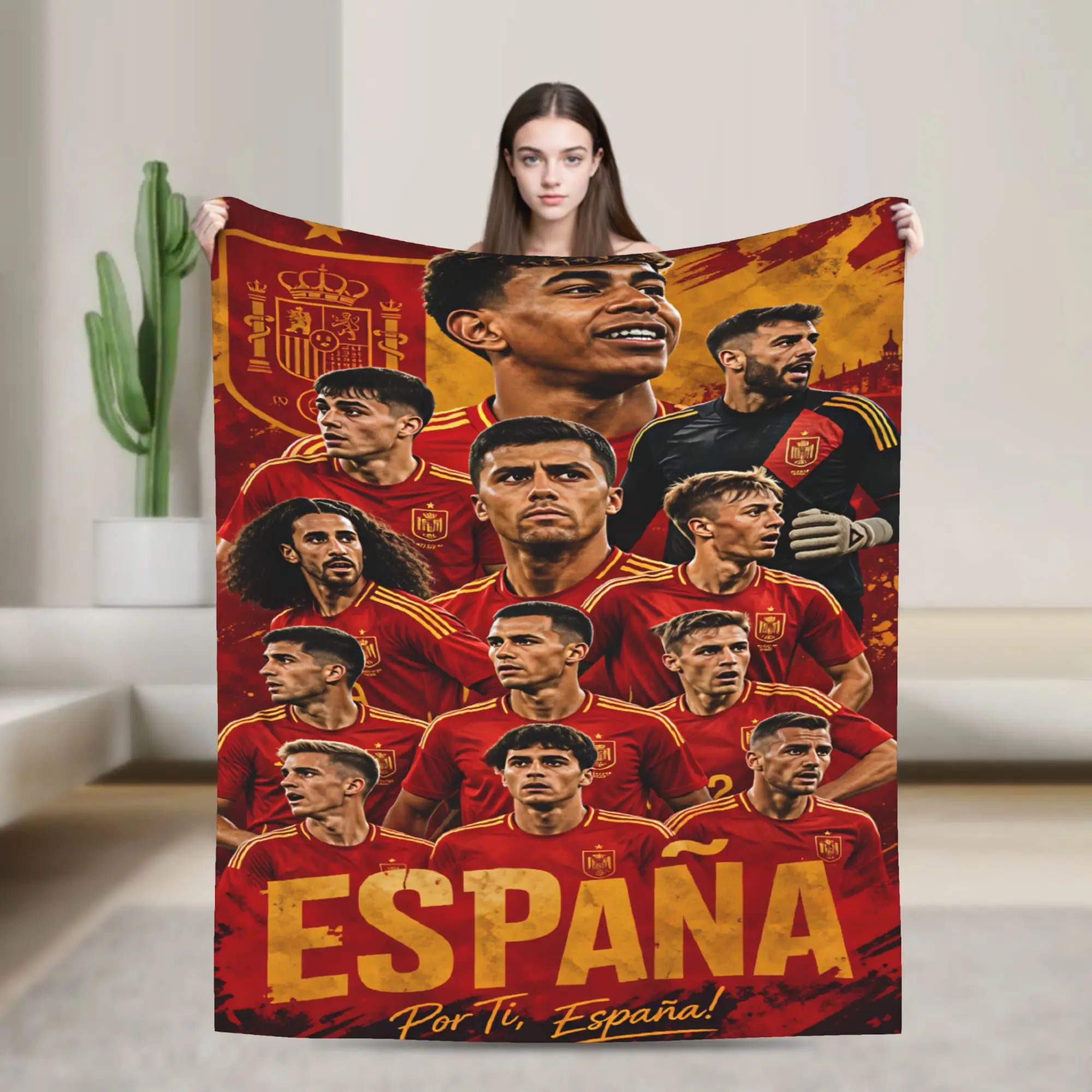 Super Warm Blanket Airplane Travel make spain great again  Throw Blanket  Flannel Bedspread For Outdoor Novelty Sofa Bed Cover
