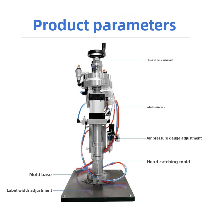 Semi-automatic pedal aerosol aluminum can sealing machine, manual aerosol aluminum bottle aerosol bottle capping machine