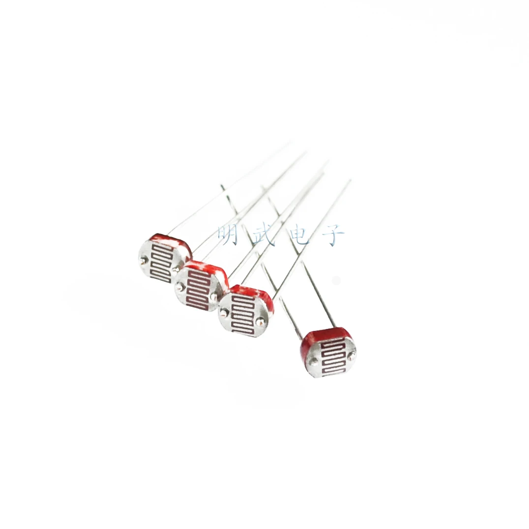 Photoresistor 5528 Photoelectric Switch Element Photoelectric Detection Element 5MM 10pcs