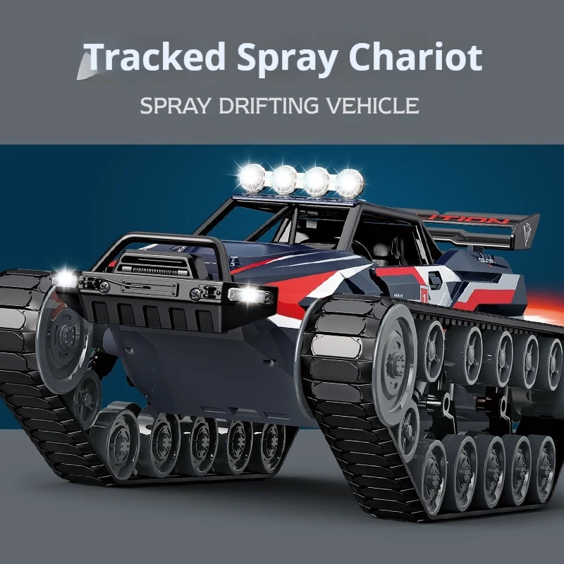 

Rc Remote-Controlled High-Speed Tank Armored Tracked Vehicle Alloy Drift Electric Armored Vehicle Model All Terrain Off-Road Toy